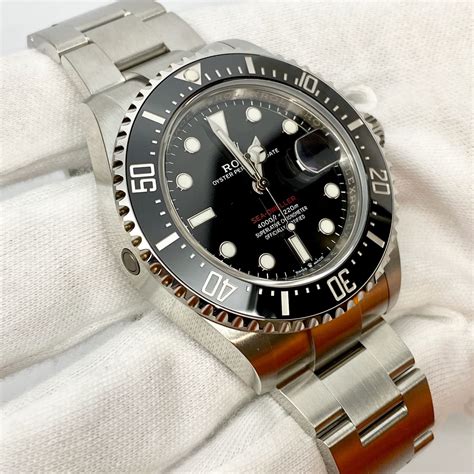 rolex sea dweller single red|rolex sea dweller price guide.